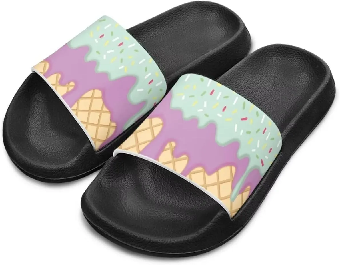Boys Girls Slide Sandals Non Slip Shower Shoes for Kids Summer Slippers