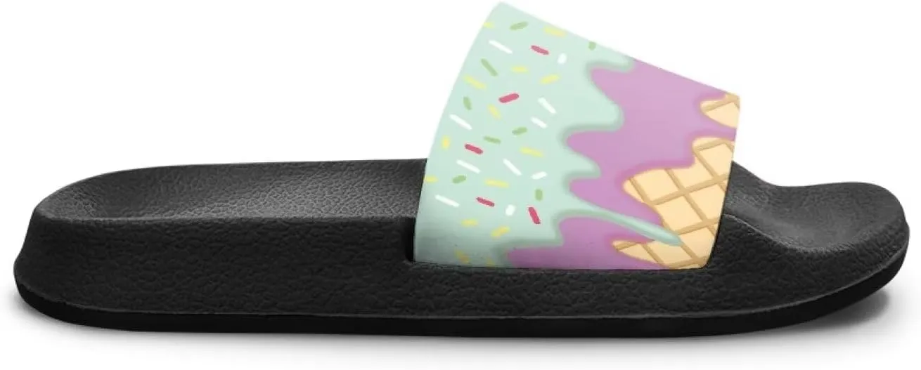 Boys Girls Slide Sandals Non Slip Shower Shoes for Kids Summer Slippers