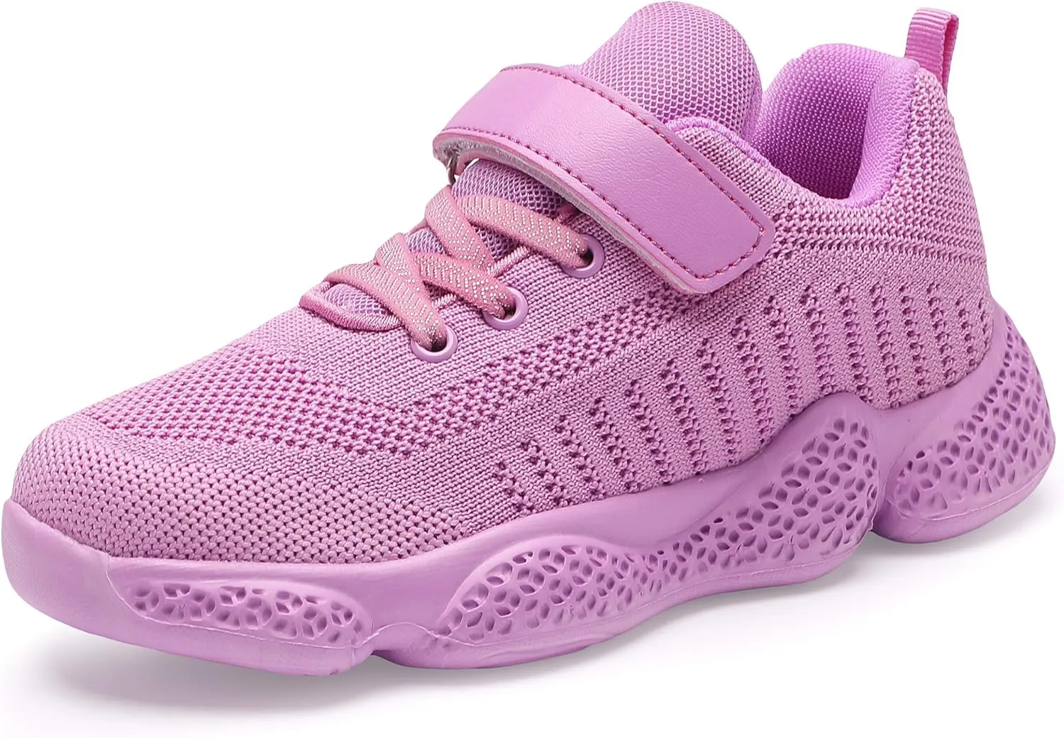 Boys Girls Sneakers Knitted Mesh Sports Shoes Breathable Lightweight Running Shoes for Kids Fashion Athletic Casual Shoes (Little/Big)