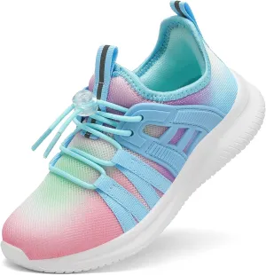 Boys Girls Sneakers Lightweight Kids Tennis Shoes Breathable Running Shoes Comfortable Toddler/Little Kid/Big Kid