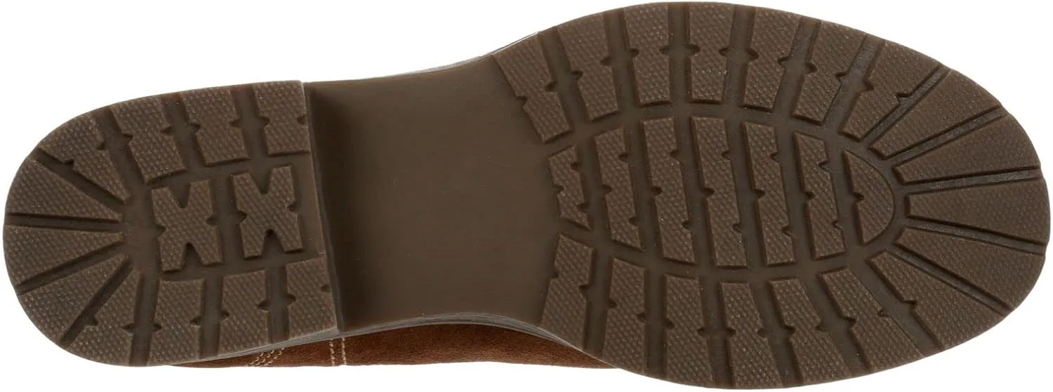 Brenna - Women's Low Heel Suede Chelsea Ankle Boots