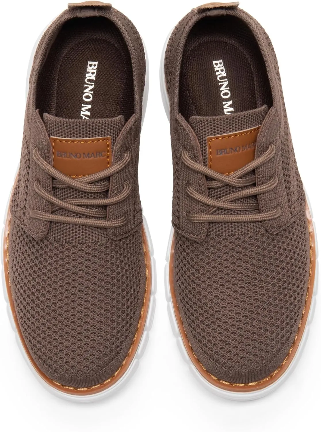 Bruno Marc Boy's Mesh Sneakers Oxfords Casual Dress Lace-Up Lightweight Walking Shoes