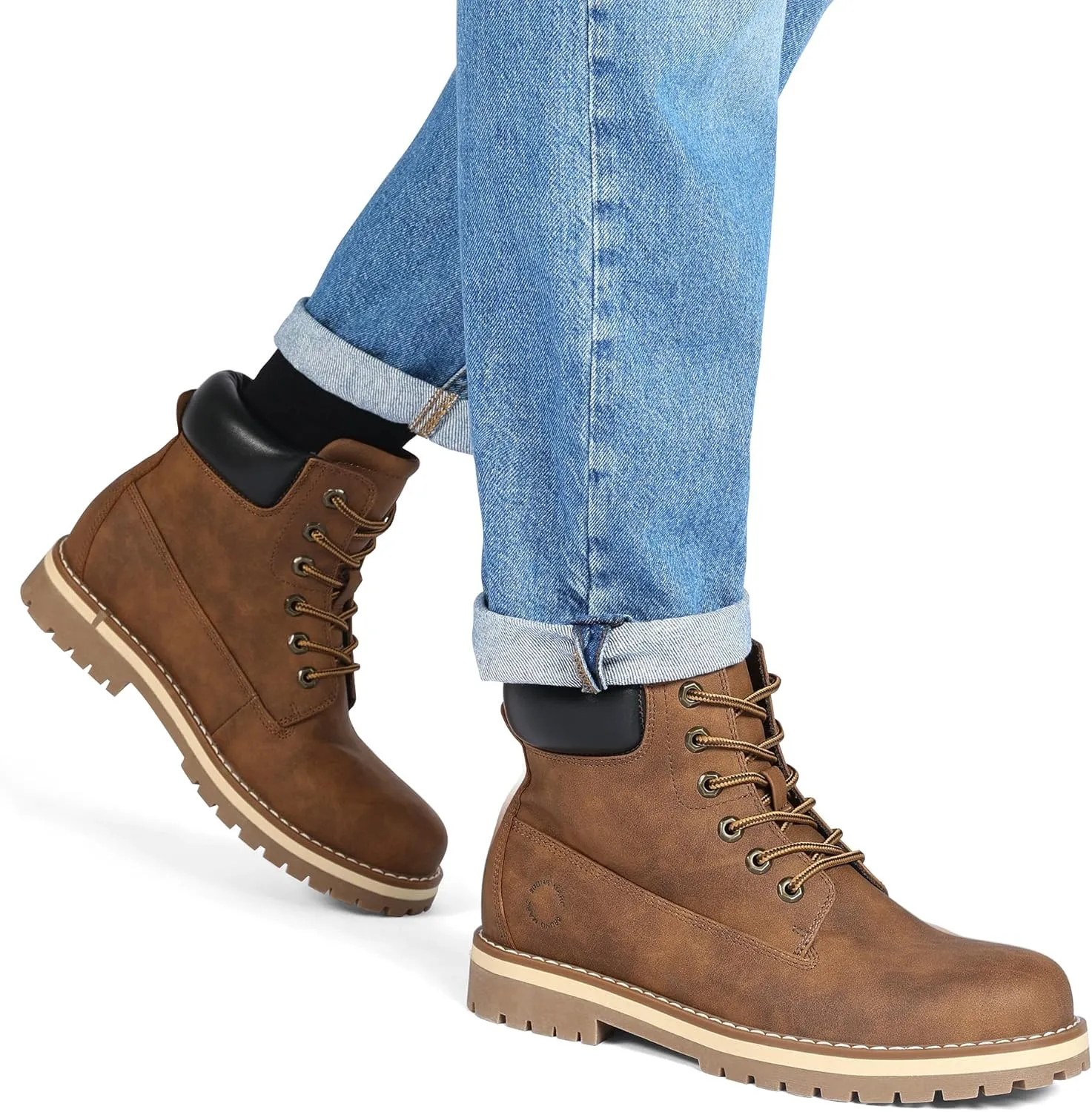 Bruno Marc Men's Classic Winter Fall Boots Outdoor Work Boots 2.0