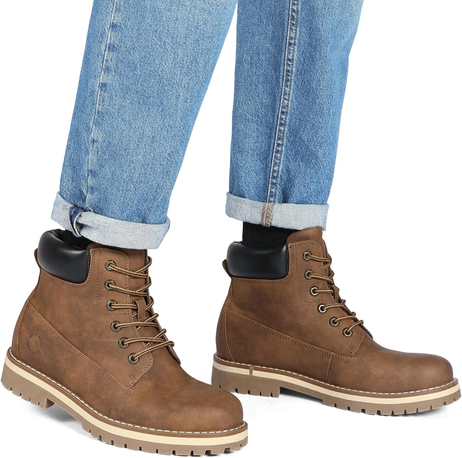 Bruno Marc Men's Classic Winter Fall Boots Outdoor Work Boots 2.0