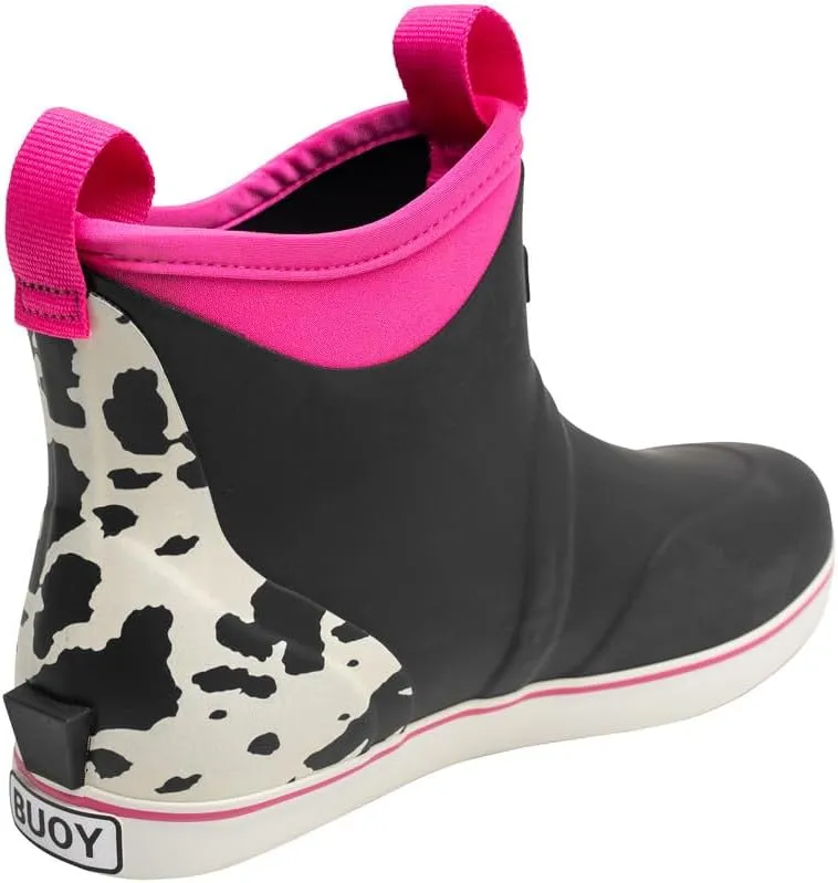Buoy Boots Womens Waterproof Deck Ankle Rain Boots