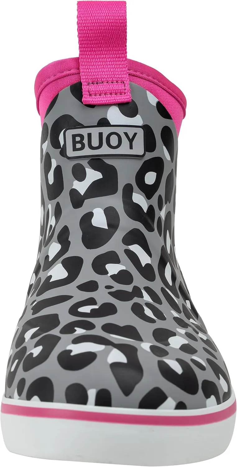Buoy Boots Womens Waterproof Deck Ankle Rain Boots
