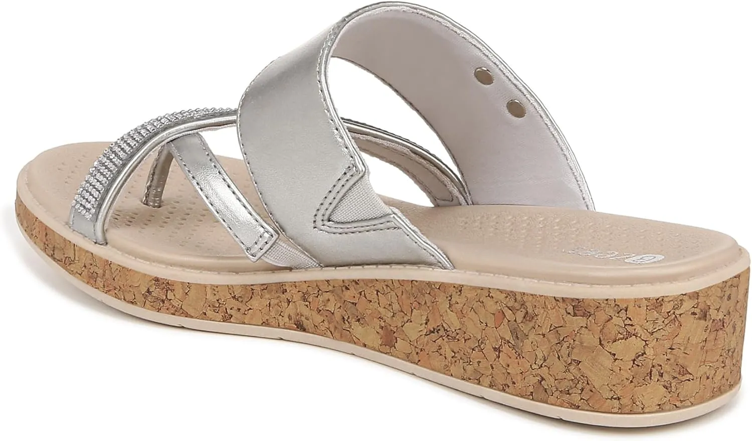 BZees Women's Bora Bright Wedge Sandal