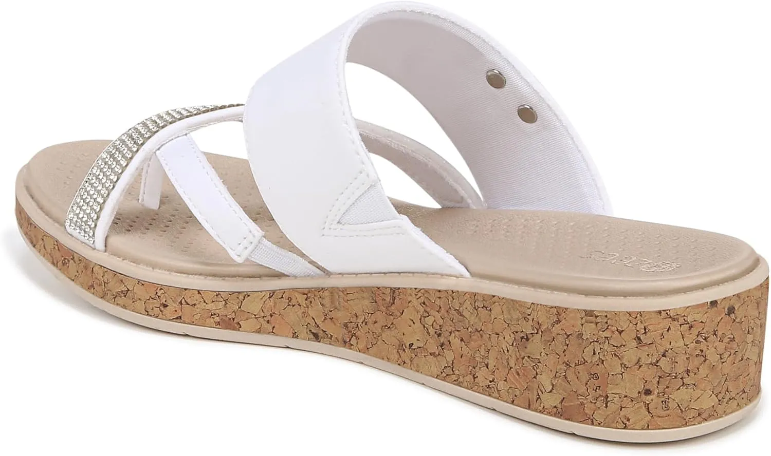 BZees Women's Bora Bright Wedge Sandal
