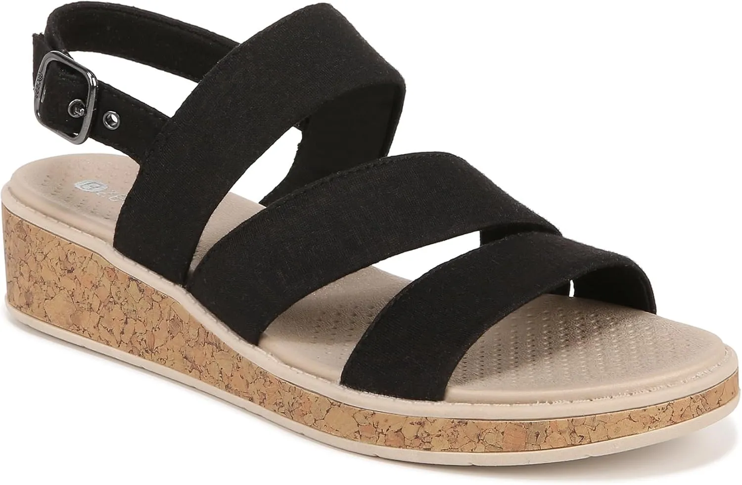 BZees Women's Bravo Casual Strappy Wedge Sandals