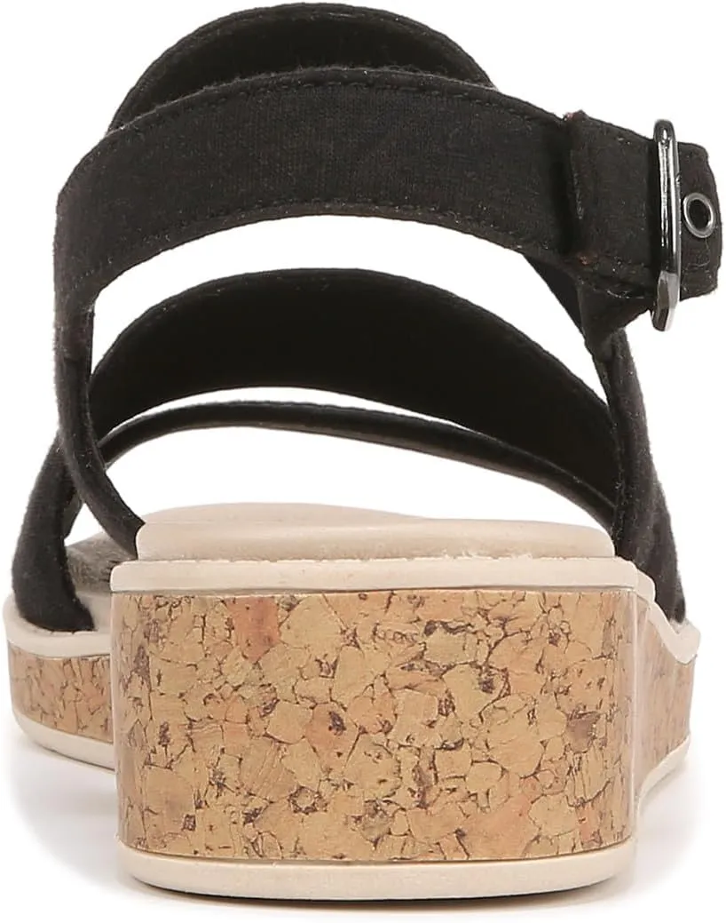 BZees Women's Bravo Casual Strappy Wedge Sandals