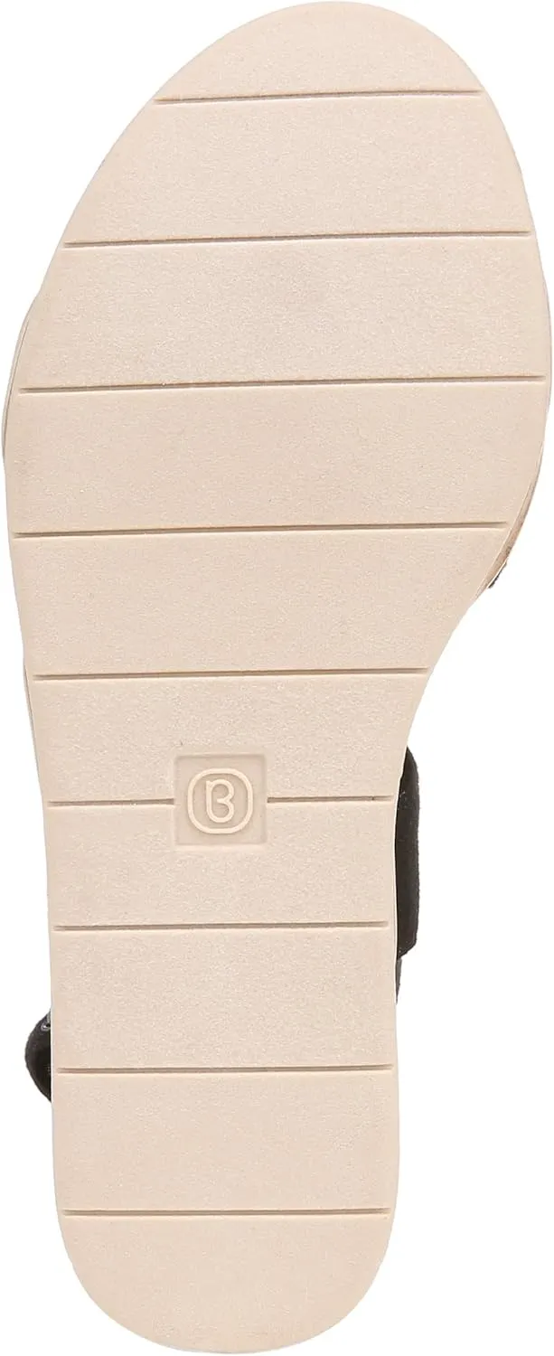 BZees Women's Bravo Casual Strappy Wedge Sandals