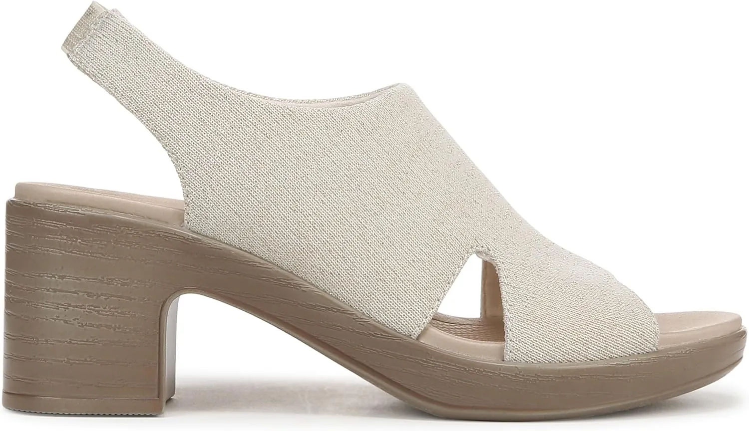 BZees Women's Eden Slingback Strappy Sandals Heeled