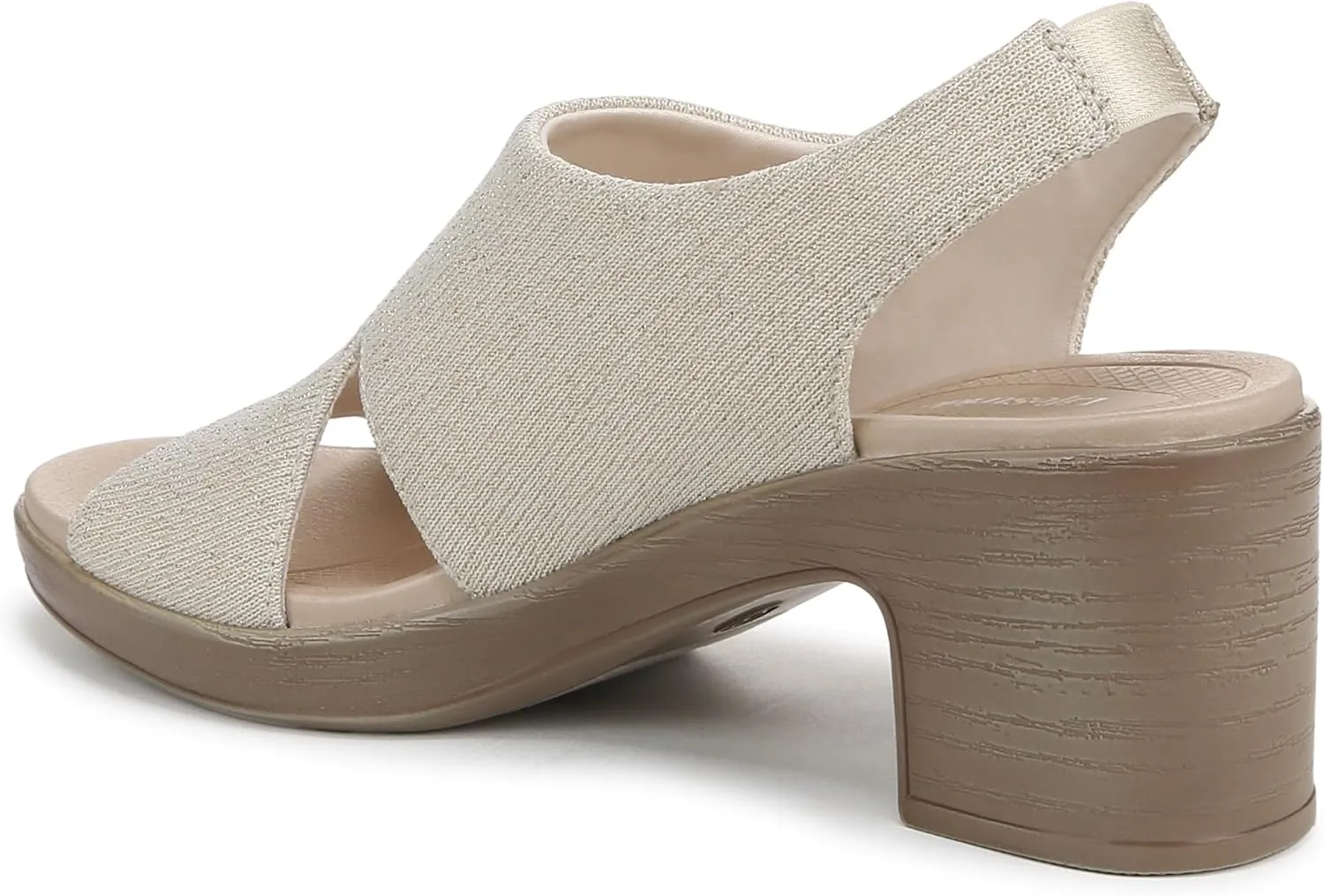 BZees Women's Eden Slingback Strappy Sandals Heeled