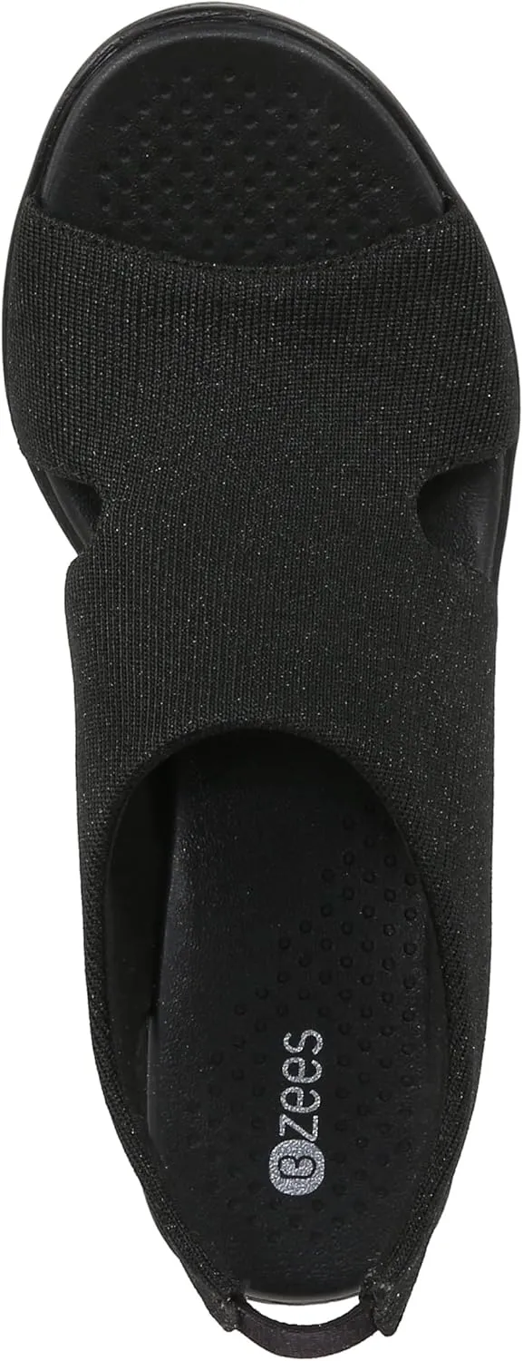 BZees Women's Eden Slingback Strappy Sandals Heeled