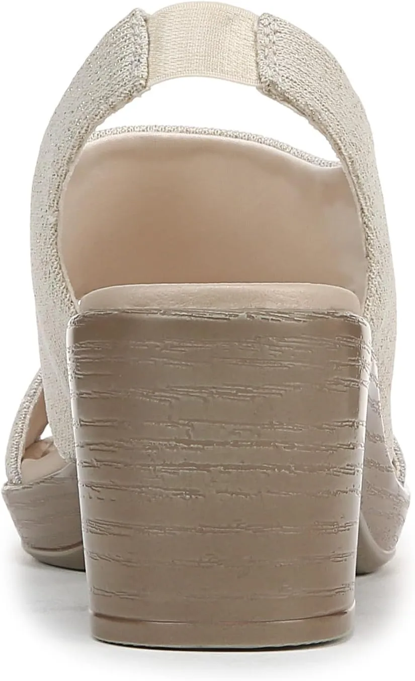BZees Women's Eden Slingback Strappy Sandals Heeled