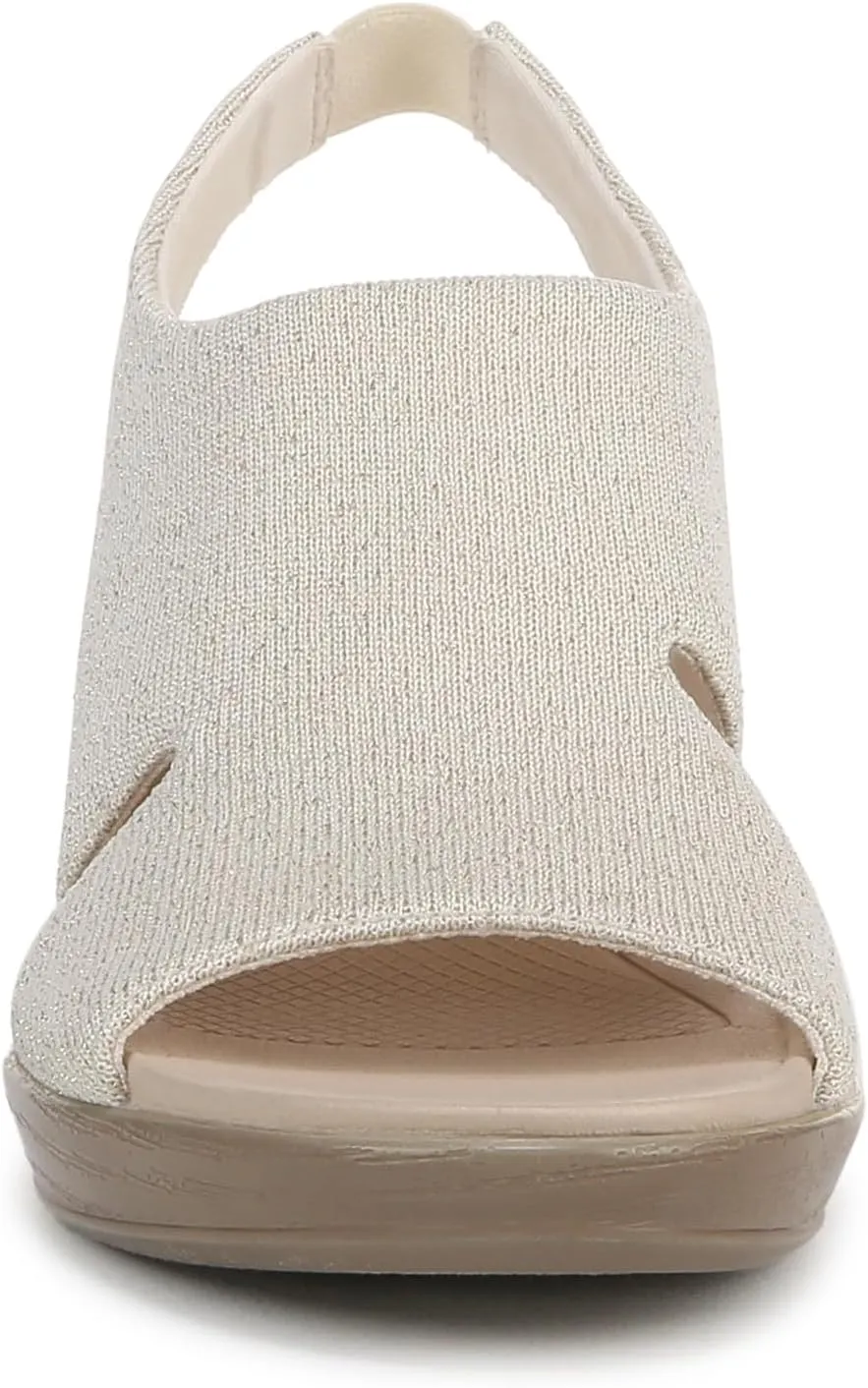 BZees Women's Eden Slingback Strappy Sandals Heeled