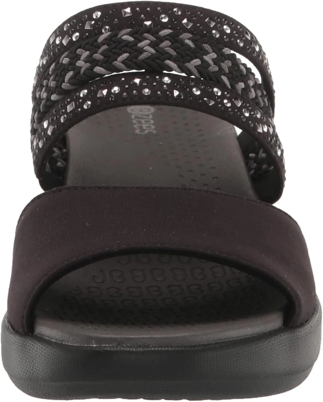 BZees Women's Fireworks Wedge Sandal Slide