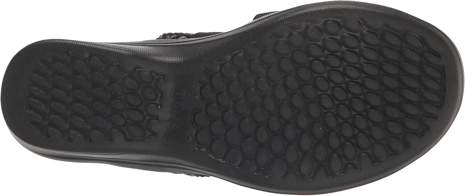BZees Women's Fireworks Wedge Sandal Slide