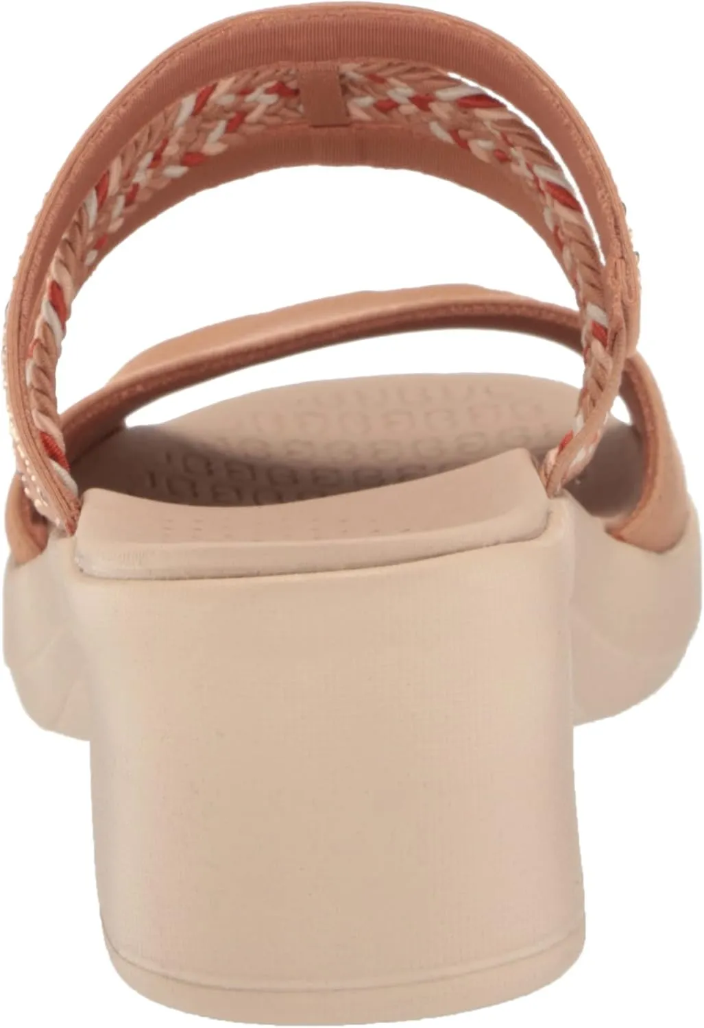 BZees Women's Fireworks Wedge Sandal Slide