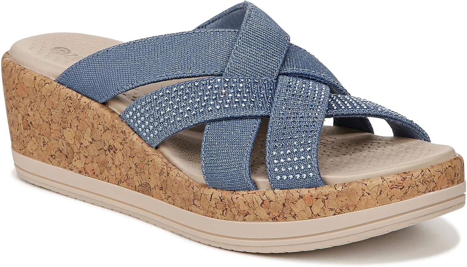 BZees Women's Reign Wedge Sandal