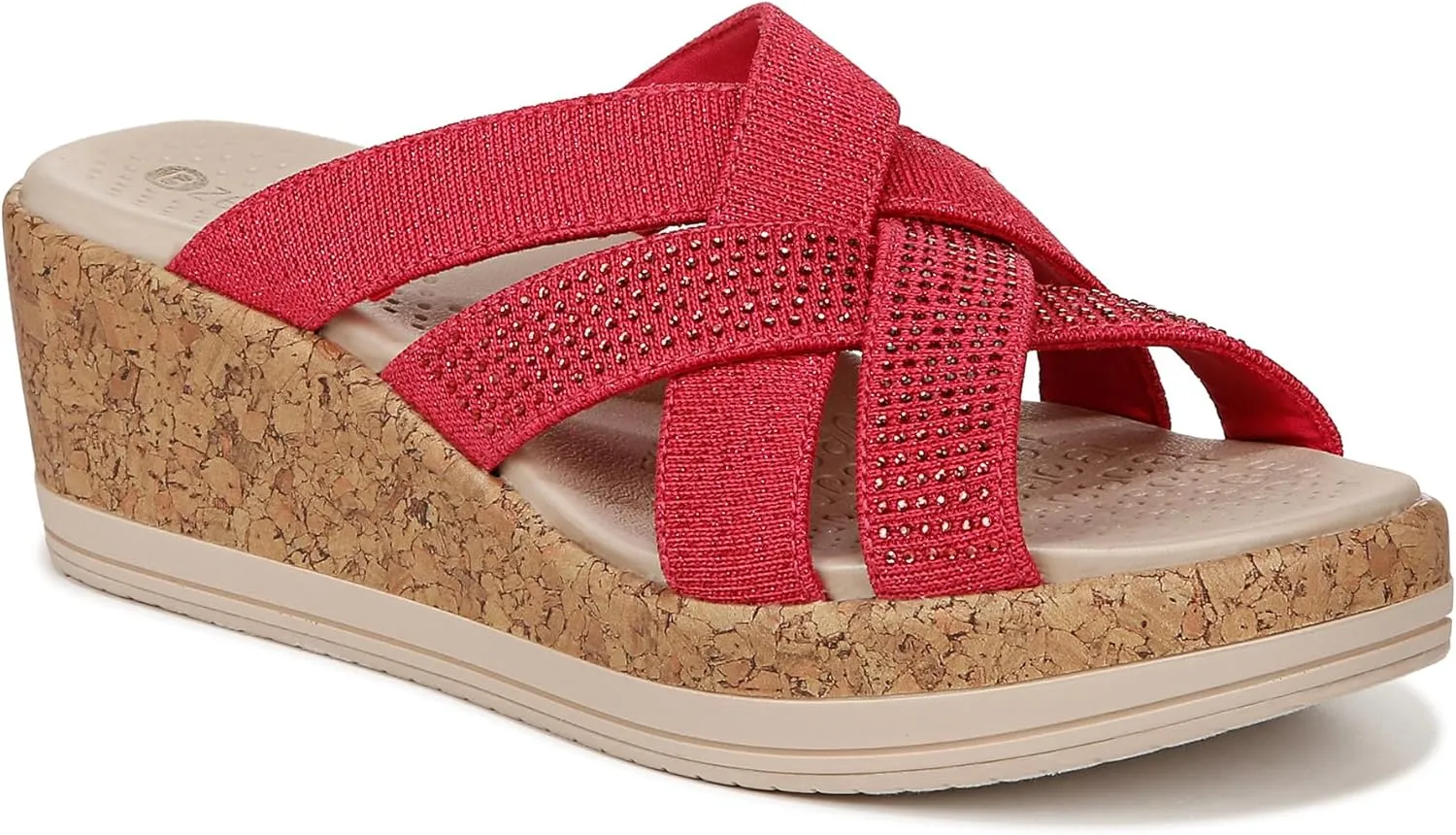 BZees Women's Reign Wedge Sandal