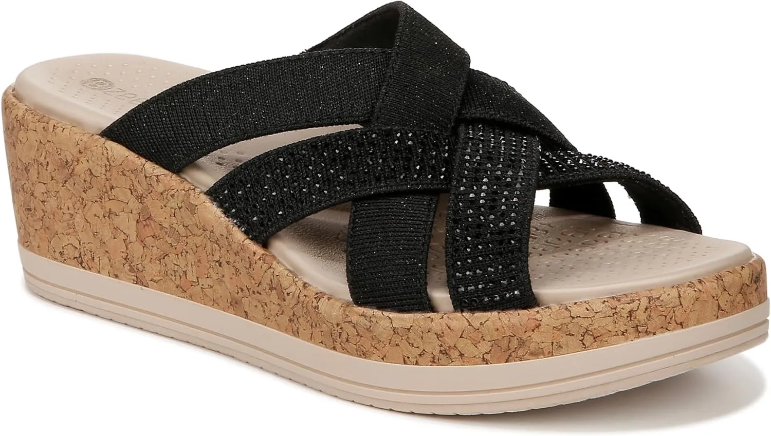 BZees Women's Reign Wedge Sandal