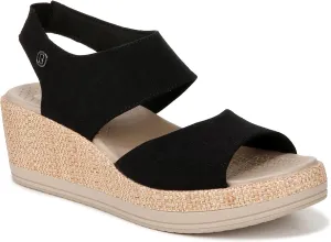 BZees Women's Reveal Ankle Strap Wedge Sandals