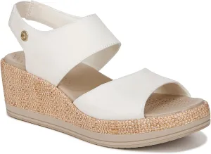 BZees Women's Reveal Ankle Strap Wedge Sandals