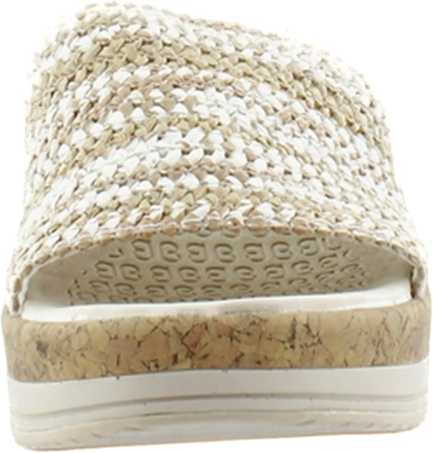 BZees Women's Runaway Slip-on Wedge Slides Sandal