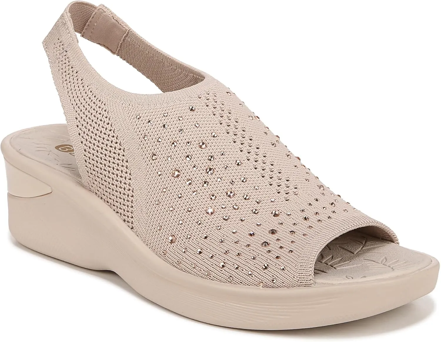 BZees Women's Sicily Bright Wedge Sandal