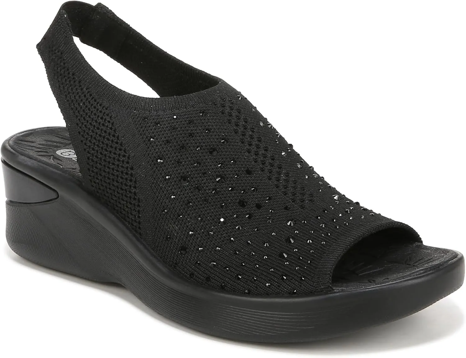 BZees Women's Sicily Bright Wedge Sandal