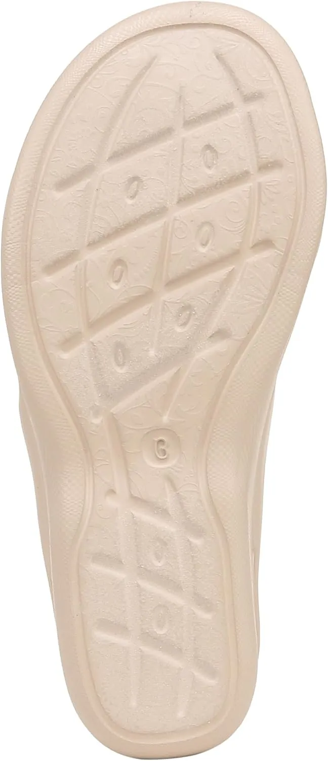 BZees Women's Sienna Bright Machine Washable Comfort Wedge Sandal