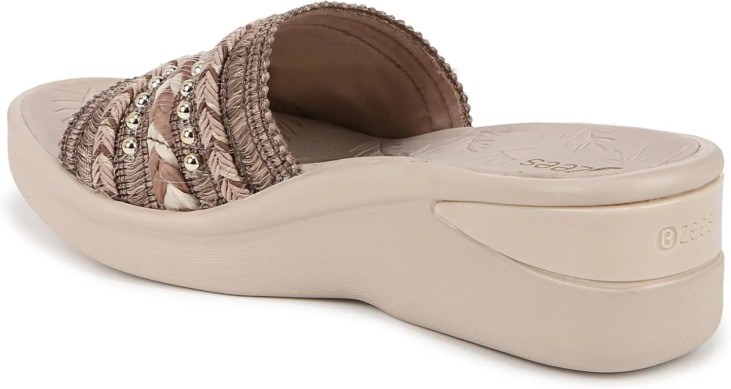 BZees Women's Sunshine Wedge Sandal