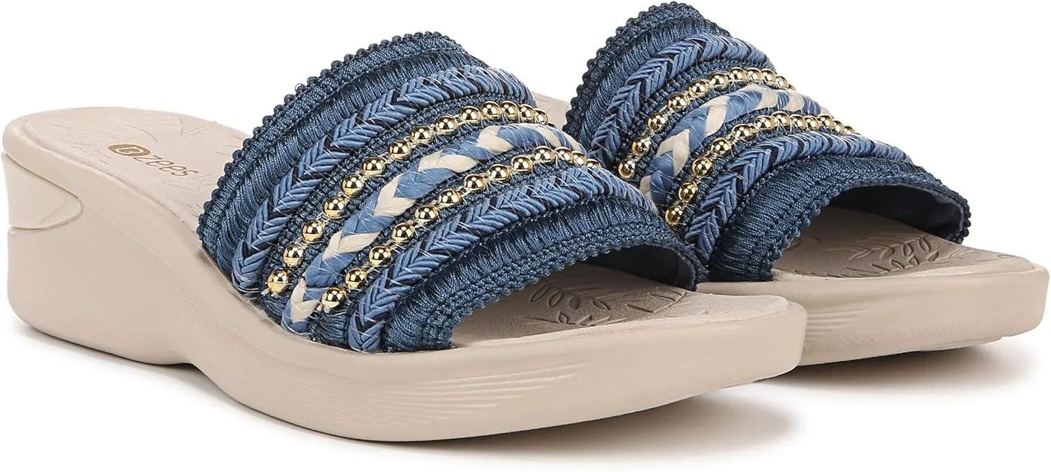 BZees Women's Sunshine Wedge Sandal