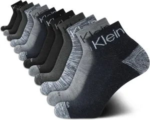 Calvin Klein Men's Socks - Athletic Cushioned Quarter Cut Ankle Socks (12 Pairs)