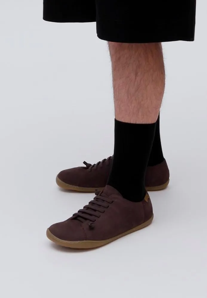 Camper Peu Men’s Fashion Sneakers - Ultra-Comfortable Leather Barefoot Shoes for Men with Comfort Footbed and Breathable Lining, Natural Foot Shape