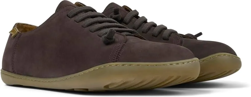 Camper Peu Men’s Fashion Sneakers - Ultra-Comfortable Leather Barefoot Shoes for Men with Comfort Footbed and Breathable Lining, Natural Foot Shape