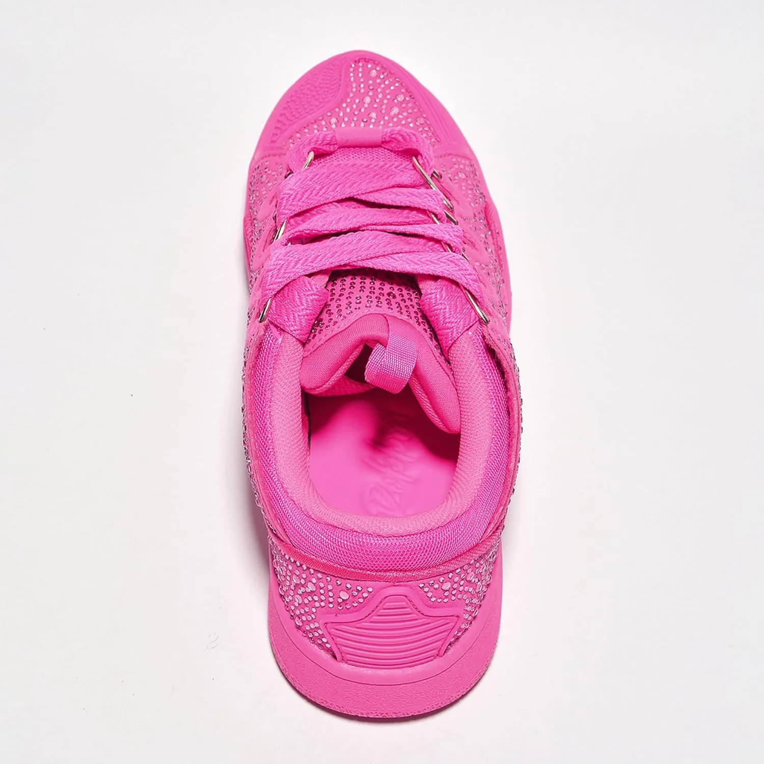Cape Robin Marcy Womens Glitter and Rhinestone Platform Sneakers, Sparkly and Stylish Glitter Sneakers for Women