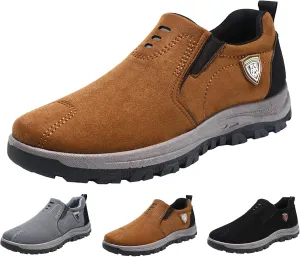 Cathalem Hiking Shoes for Men Comfortable Waterproof Breathable Orthopedic Walking Shoes Sneakers Walking Orthopedic Shoes