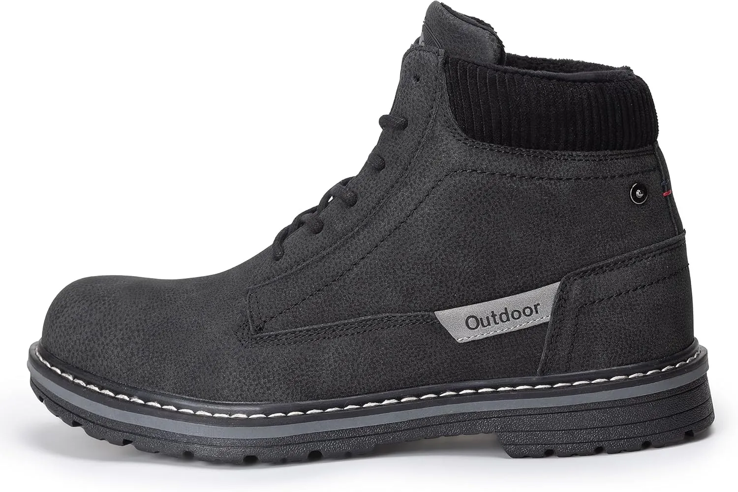 CC-Los Men's Winter Snow Boots with Sherpa Fleece Lining Waterproof Slip-Resistant Insulated Size 7.5-12.5