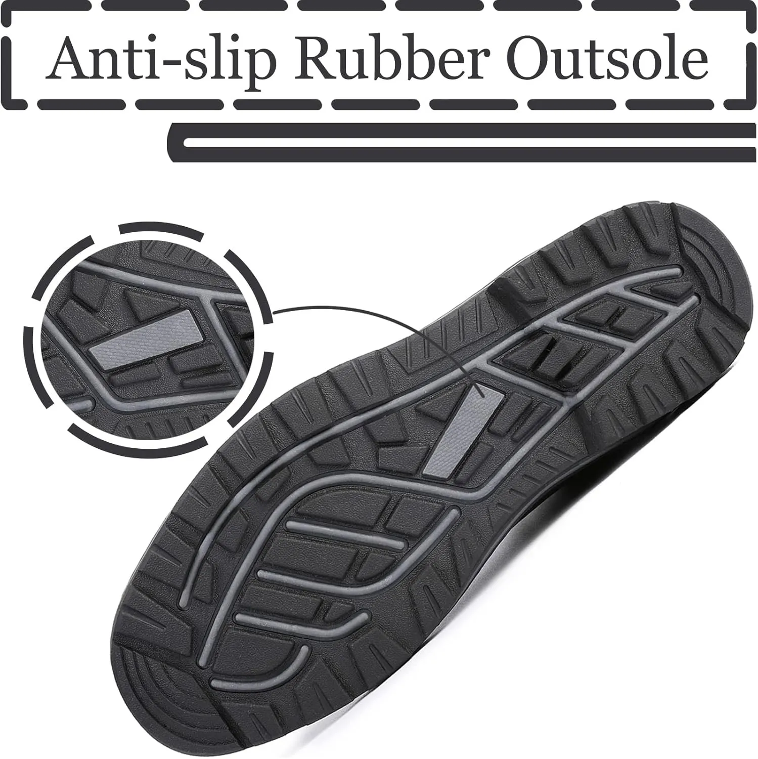 CC-Los Men's Winter Snow Boots with Sherpa Fleece Lining Waterproof Slip-Resistant Insulated Size 7.5-14