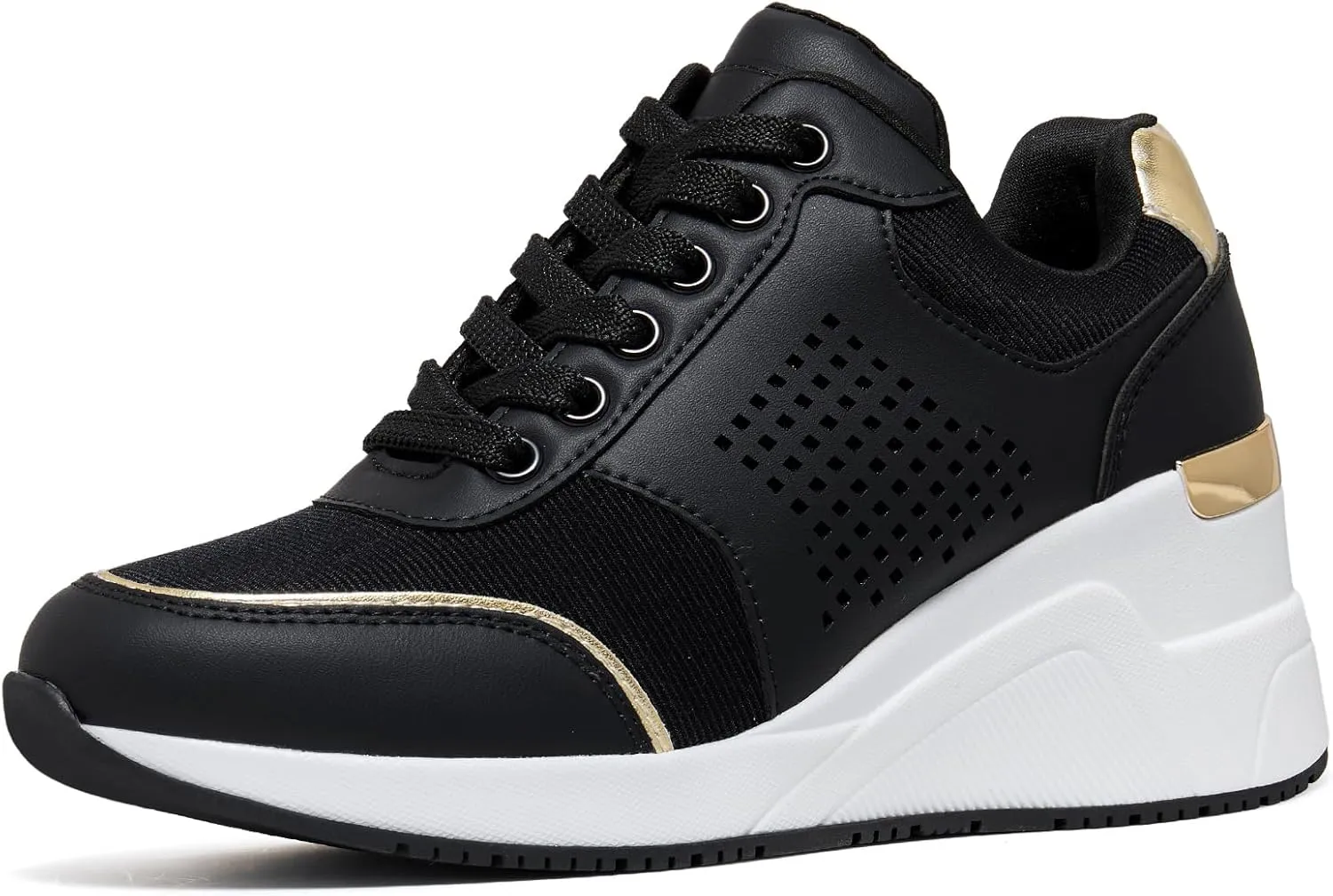 Cestfini Wedge Sneakers for Women - Wedge Tennis Shoes Non-Slip Women Fashion Sneakers