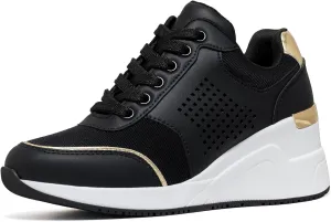 Cestfini Wedge Sneakers for Women - Wedge Tennis Shoes Non-Slip Women Fashion Sneakers