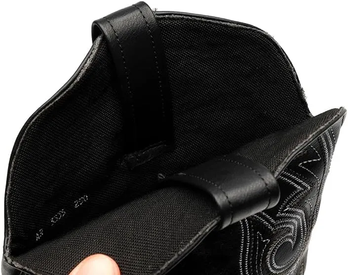 CHUUMEE Cowboy Boots for Men Square Toe Fashion Work Boots Embroidered Leather Western Boots Traditional Country Boot for Male