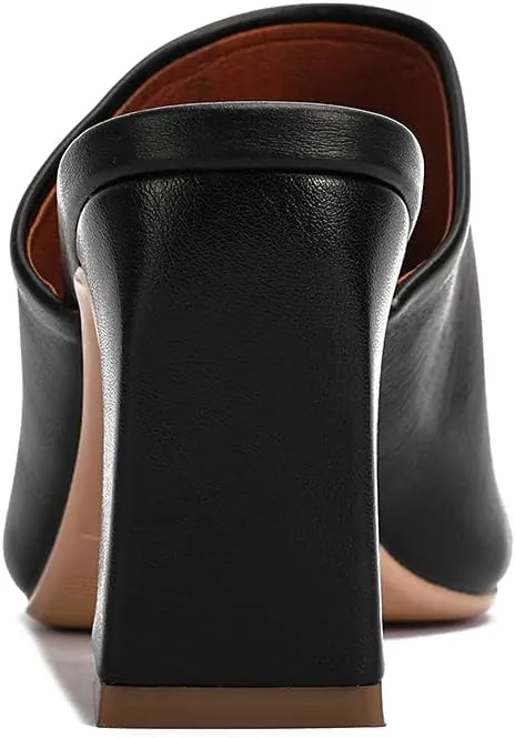 Ciuyurra Women Fashion Summer Mesh Mules Peep Toe Slip on