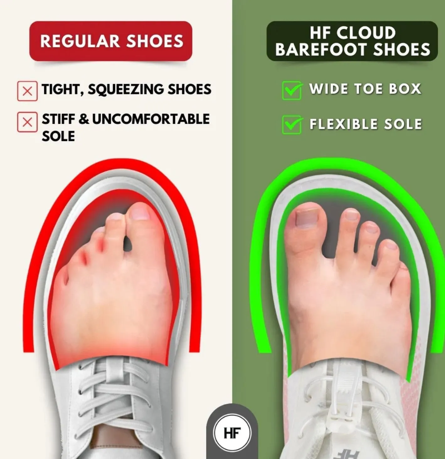 Cloud-Like Comfort Zero Drop Minimalist Shoes Men Women, Arch Support Breathable Splash Proof Barefoot Shoes, Versatile Ergonomic Footwear Pain Relief and Posture Improvement