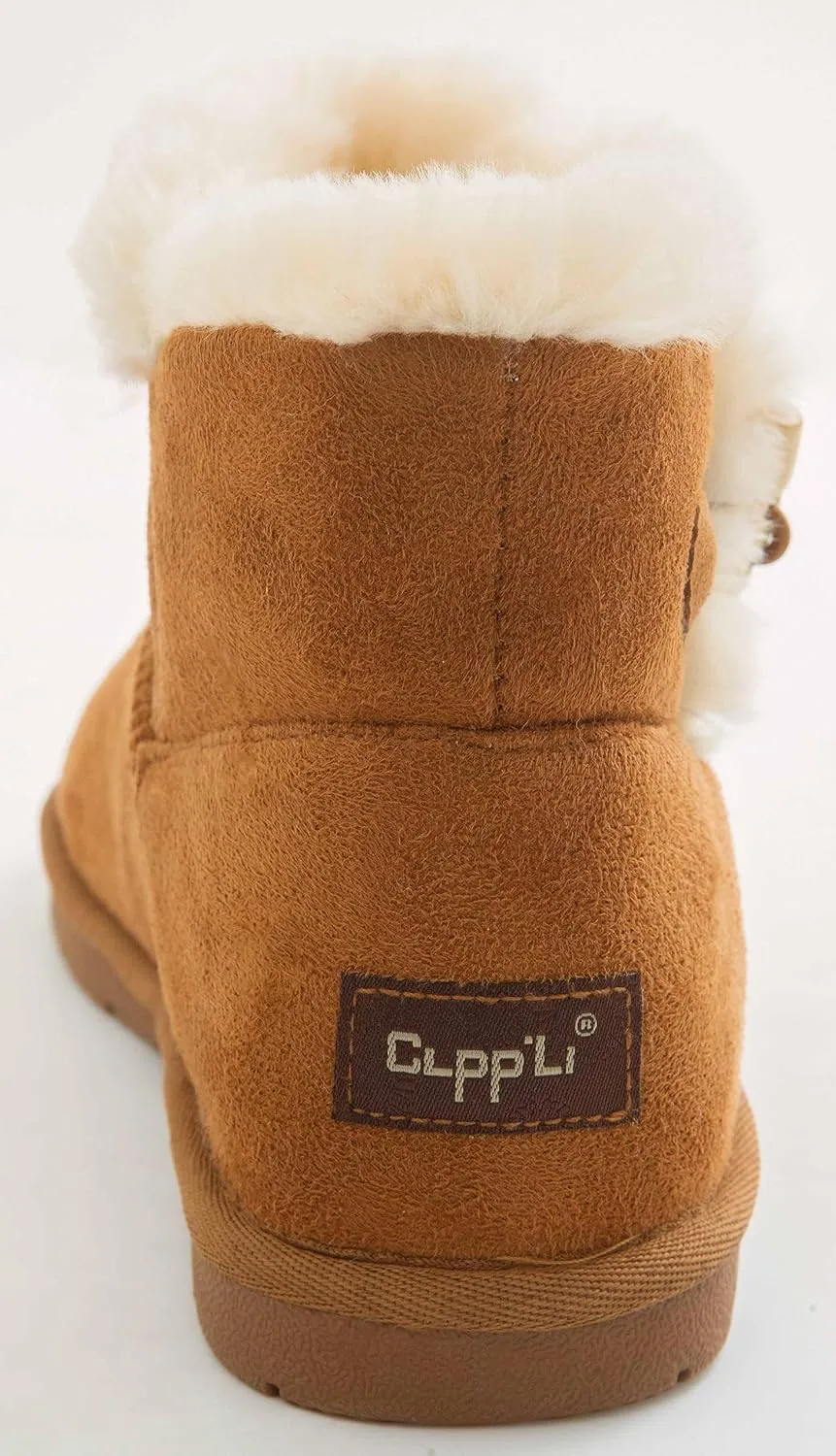 CLPP'LI Women's Mini Bailey Button Snow Boots