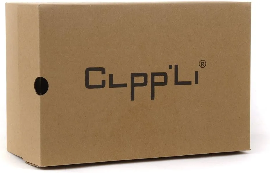CLPP'LI Womens Twin Button Fully Fur Lined Waterproof Winter Snow Boots