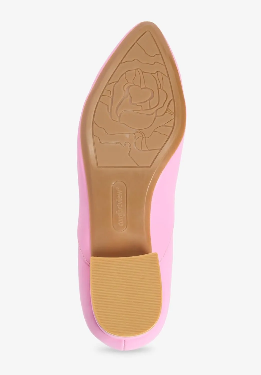 Comfortview Women's The Arabella Slip On Flat (Wide Widths Available)
