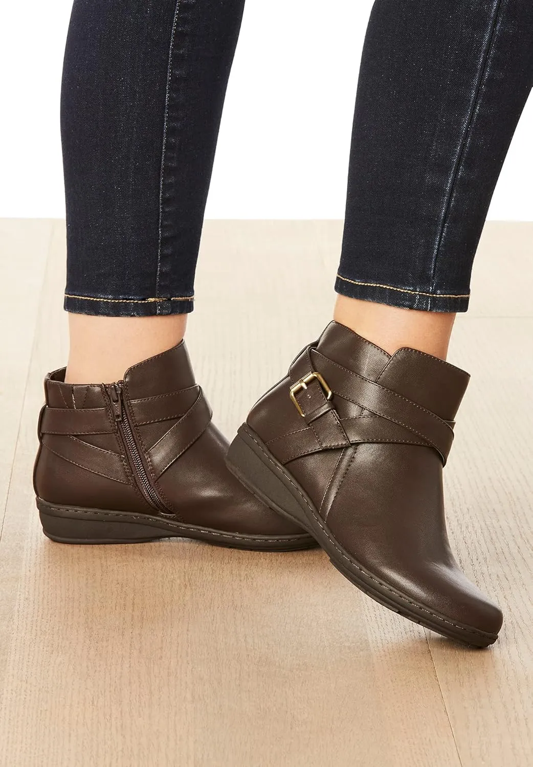 Comfortview Women's Wide Width The Bronte Bootie By
